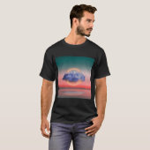 Traumhafte Wolke Ästhetik Himmel Tee (Vorne ganz)