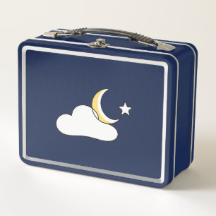 Traumhafte Wolke & Sterne Metall Brotdose