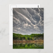 Traumhafte Wolken über Center Hill Lake Postkarte (Vorne/Hinten)