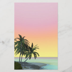 traumhafte Wüstenlandschaft Briefpapier