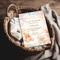 Traumhafter Bär und Wolken Baby Shower