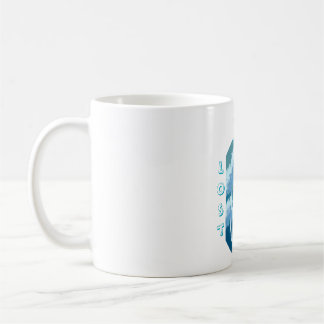 Traumhafter blauer Wald – Ästhetische Naturillustr Kaffeetasse