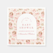 Traumhafter Feengarten-Baby-Shower Serviette (Vorderseite)