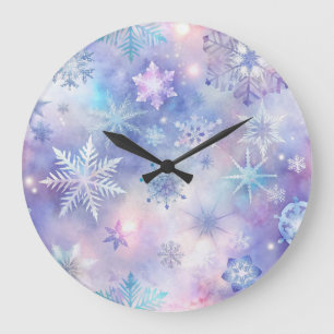Traumhafter Galaxie Stern Wanduhr