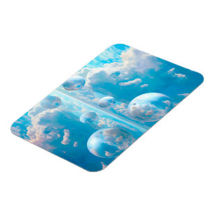 Traumhafter Himmel Surreale Naturlandschaft Magnet