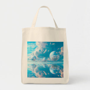 Traumhafter Himmel Surrealistische Naturlandschaft Tragetasche