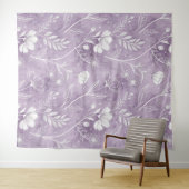 Traumhafter Lavendel Blumen-Teppich – Überdimensio Wandteppich (Beispiel (Horizontal))