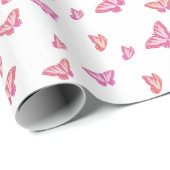 Traumhafter Schmetterling Geschenkpapier (Rolleneckpunkt)