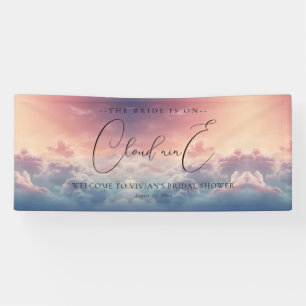 Traumhafter Sonnenuntergang Cloud Nine Brautparty Banner