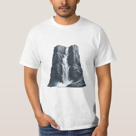Traumhafter Wasserfall T-Shirt (Vorderseite)