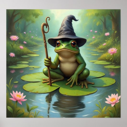 TraumhafterFroschZauberer Poster (Vorne)