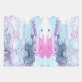Traumhaftes Aquarell-Brautgeschenk-Verpackungspapi Geschenkpapier Set (Vorderseite 2)