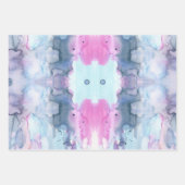 Traumhaftes Aquarell-Brautgeschenk-Verpackungspapi Geschenkpapier Set (Vorderseite)
