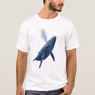 Traumhaftes Blauwal-T-Shirt T-Shirt