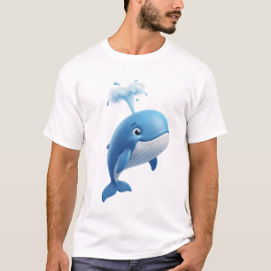 Traumhaftes Blauwal-T-Shirt T-Shirt
