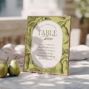 Traumhaftes Brautpaar-Brautjungfer-Table 2 Poster