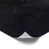 Traumhaftes gelbes Gartentor Wandkunst Poster (Ecke)