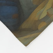 Traumhaftes Kind im Blumengeflecht Fleecedecke (Ecke)