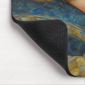 Traumhaftes Kind im Blumengeflecht Mousepad (Ecke)