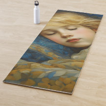 Traumhaftes Kind im Blumengeflecht