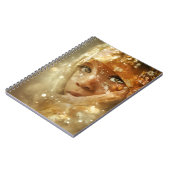 Traumhaftes Kinderporträt | Blick durch den golden Notizblock (Linke Seite)