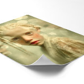 Traumhaftes Kinderporträt  Flüsterndes Lichtkind Poster (Ecke)