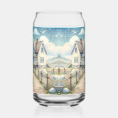 Traumhaftes Pastel Lighthouse am Meer Dosenglas (Rechts)