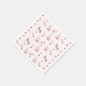 Traumhaftes Prinzessinnen-Schloss-Papiertuch Serviette (Ecke)