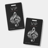 Traumhaftes Tune VIP Abzeichen Ausweis (Vorder- & Rückseite)