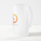 Traumhaus Mattglas Bierglas (VorderseiteRechts)