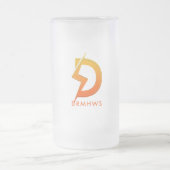 Traumhaus Mattglas Bierglas (Mittel)