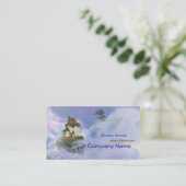 Traumhäuser - elegante Visitenkarte der Fantasie (Stehend Vorderseite)