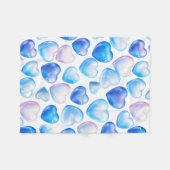 Traumhimmel Herzdecke Fleecedecke (Vorderseite (Horizontal))