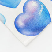 Traumhimmel Herzdecke Fleecedecke (Ecke)