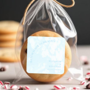 Traumhochzeit Quadratischer Aufkleber