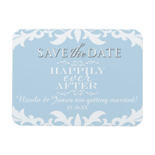 Traumhochzeit Save the Date Magnet