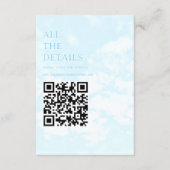 Traumhochzeitsdetails  begleitkarte (Vorderseite)