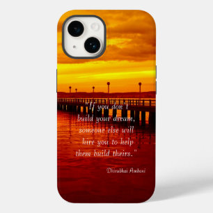 Traumhoffnungszitat Sonnenuntergangs-Hintergrund O Case-Mate iPhone 14 Hülle