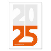 Traumjagd im Jahr 2025 Tischnummer (Rückseite)