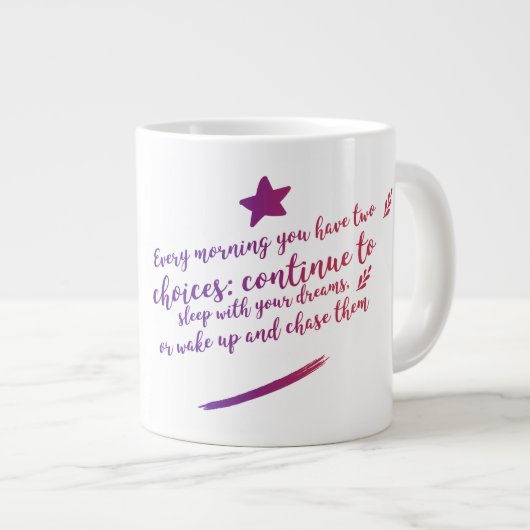 Traumjumbo-Tasse Jumbo-Tasse (Vorderseite Rechts)