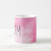 Traumkaffee Gefärbte Krawatte Rosa Kaffeetasse (Mittel)