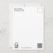 Traumkammer, Tinte zeichnend Flachkarte (Rückseite)