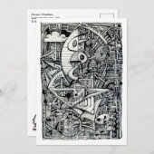 Traumkammer, Tinte zeichnend Flachkarte (Vorne/Hinten)