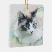 Traumkatze Keramikornament (Rechts)