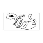 Traumkatzenkunst-Briefmarke Gummistempel (Prägung)