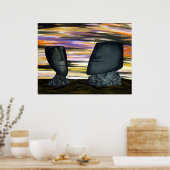 Traumköpfe, drucken poster (Küche)