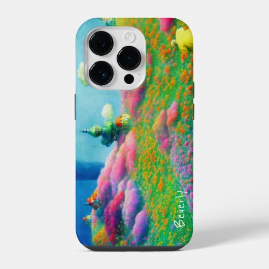 Traumland in der Wolke iPhone Hülle (Rückseite)
