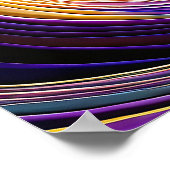 Traumlandschaft der sich drehenden Reiche Poster (Ecke)