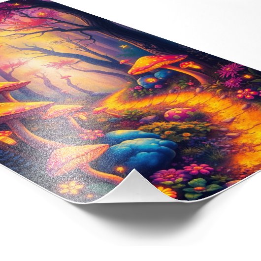 Traumlandschaft Fotodruck (Ecke)