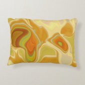 Traumlandschaft in Gold Dekokissen (Rückseite)